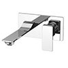 BagnoDesign Zephyr Chrome Wall Mounted Basin Mixer profile small image view 1 