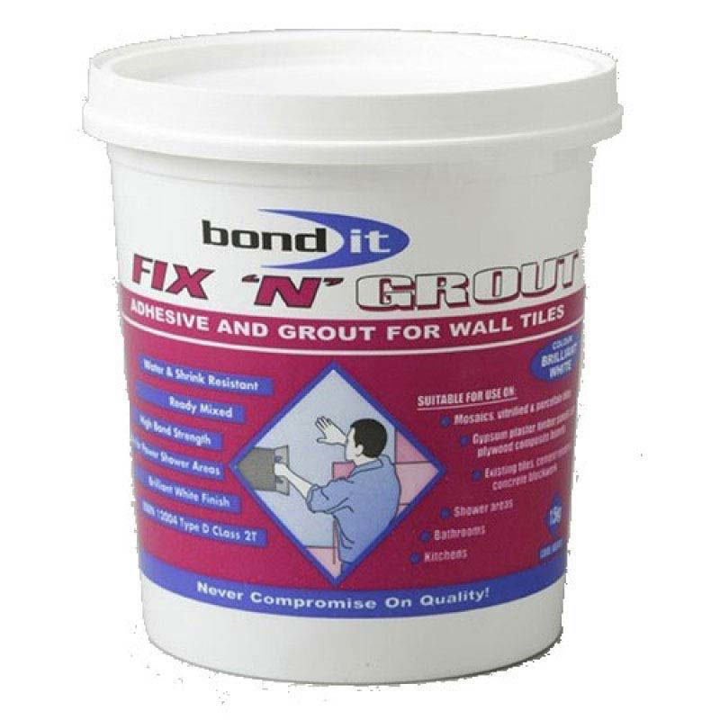 BOND IT Fix 'N' Grout Wall Tile Adhesive Paste | Victorian ...