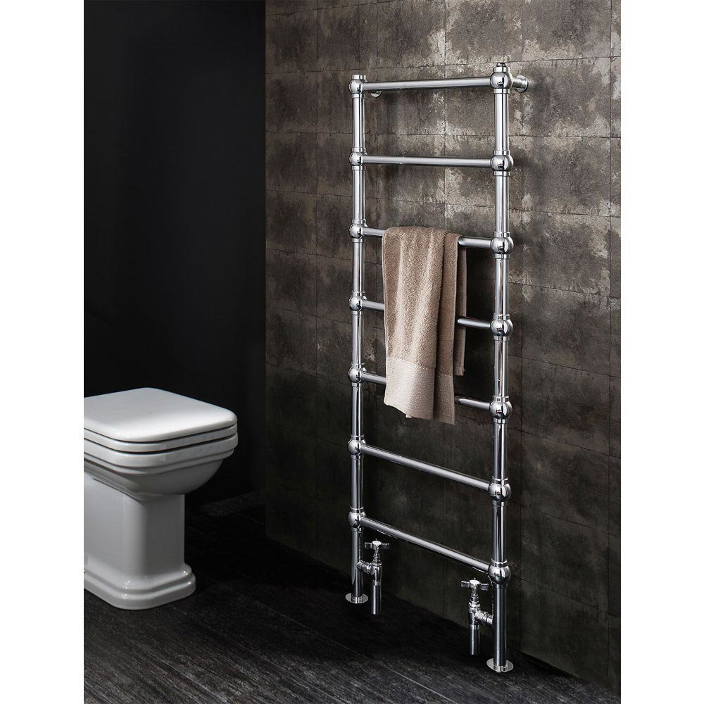 Crosswater Belle Traditional Chrome Towel Rail Victorian Plumbing