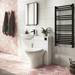 Belmont Hexagon Pink with White Lines Wall and Floor Tiles  In Bathroom Small Image