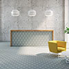 Belmont Hexagon Turquoise with White Lines Wall and Floor Tiles Small Image