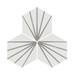 Belmont Hexagon White with Grey Lines Wall and Floor Tiles  Profile Small Image