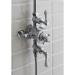 Crosswater - Belgravia Thermostatic Shower Valve with Fixed Head, Handset & Wall Cradle profile small image view 3 