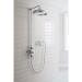 Crosswater - Belgravia Thermostatic Shower Valve with Fixed Head, Handset & Wall Cradle profile small image view 6 