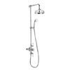 Crosswater - Belgravia Thermostatic Shower Valve with Fixed Head, Slider Rail & Handset profile small image view 1 
