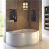 Ultra Estuary Eternalite Corner Shower Bath (Right Hand) - BES002 profile small image view 1 