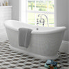 Chatsworth 1770 Double Ended Slipper Roll Top Bath profile small image view 1 
