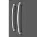 Brooklyn 600mm Gloss Grey Vanity Unit - Floor Standing 2 Door Unit profile small image view 4 