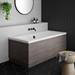 Brooklyn Grey Avola Wood Effect Bath Panel Pack profile small image view 2 