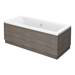 Brooklyn Grey Avola Double Ended Bath profile small image view 3 