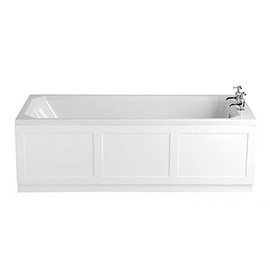 Heritage Granley Deco Single Ended 2TH Bath with Solid Skin (1700x700mm)