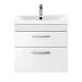 Brooklyn Gloss White Cloakroom Suite (Wall Hung Vanity + Toilet) profile small image view 3 