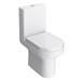 Brooklyn Gloss White Cloakroom Suite (Wall Hung Vanity + Toilet) profile small image view 5 