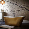 Heritage Holywell Freestanding Acrylic Bath (1710 x 745mm) - Gold Effect profile small image view 1 