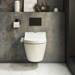 Bianco Wall Hung Smart Bidet Toilet and Basin Suite profile small image view 2 