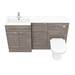 Brooklyn Grey Avola 1500mm Combination Furniture Pack profile small image view 3 