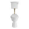 Heritage - Blenheim Low-level WC & Gold Flush Pack - Various Lever Options profile small image view 1 