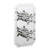 Crosswater Belgravia Crosshead Slimline Thermostatic Shower Valve with 2 Way Diverter profile small image view 1 