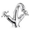 Crosswater - Belgravia Crosshead Highneck Monobloc Basin Mixer Tap with Pop-up Waste - BL112DPC profile small image view 1 