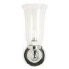 Burlington Round Light with Chrome Base and Vase Clear Glass Shade - BL14 profile small image view 1 