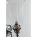 Burlington Ornate Light with Chrome Base and Vase Clear Glass Shade - BL24 profile small image view 2 