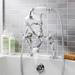 Crosswater - Belgravia Crosshead Bath Shower Mixer with Kit - BL422DC profile small image view 3 