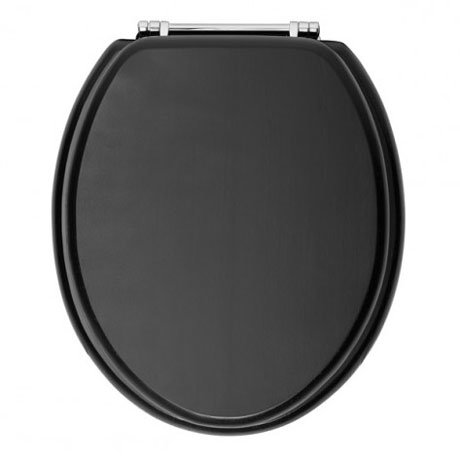 Heritage - Standard Toilet Seat with Chrome Hinges - Various Colour Options