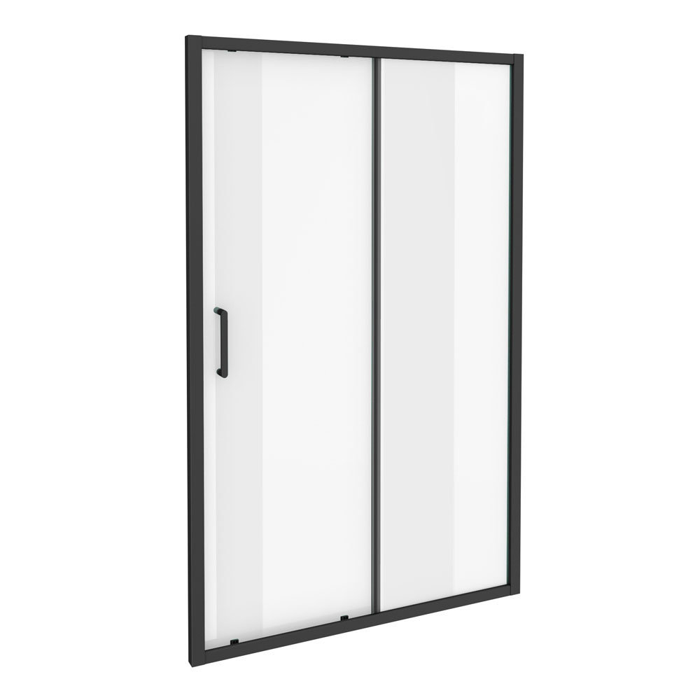 1100 black shower door