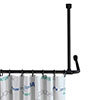 Black Shower Curtain Rail Support Arm profile small image view 1 