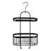 Black 2-Tier Hanging Shower Caddy profile small image view 2 