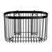 Black Large Wire Shower Basket profile small image view 2 