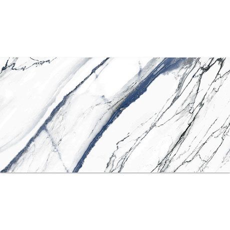 Bellus Blue Marble Effect Wall & Floor Tiles - 300 x 600mm