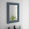 Chatsworth Mirror (600 x 400mm - Blue) profile small image view 1 