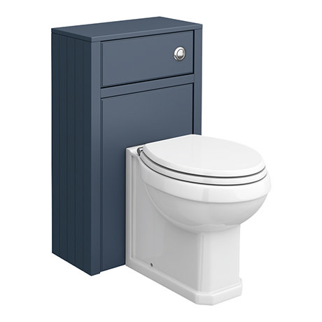 Chatsworth Traditional 500mm Blue Toilet Unit + Pan