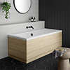 Brooklyn Natural Oak 0TH Double Ended Bath profile small image view 1 