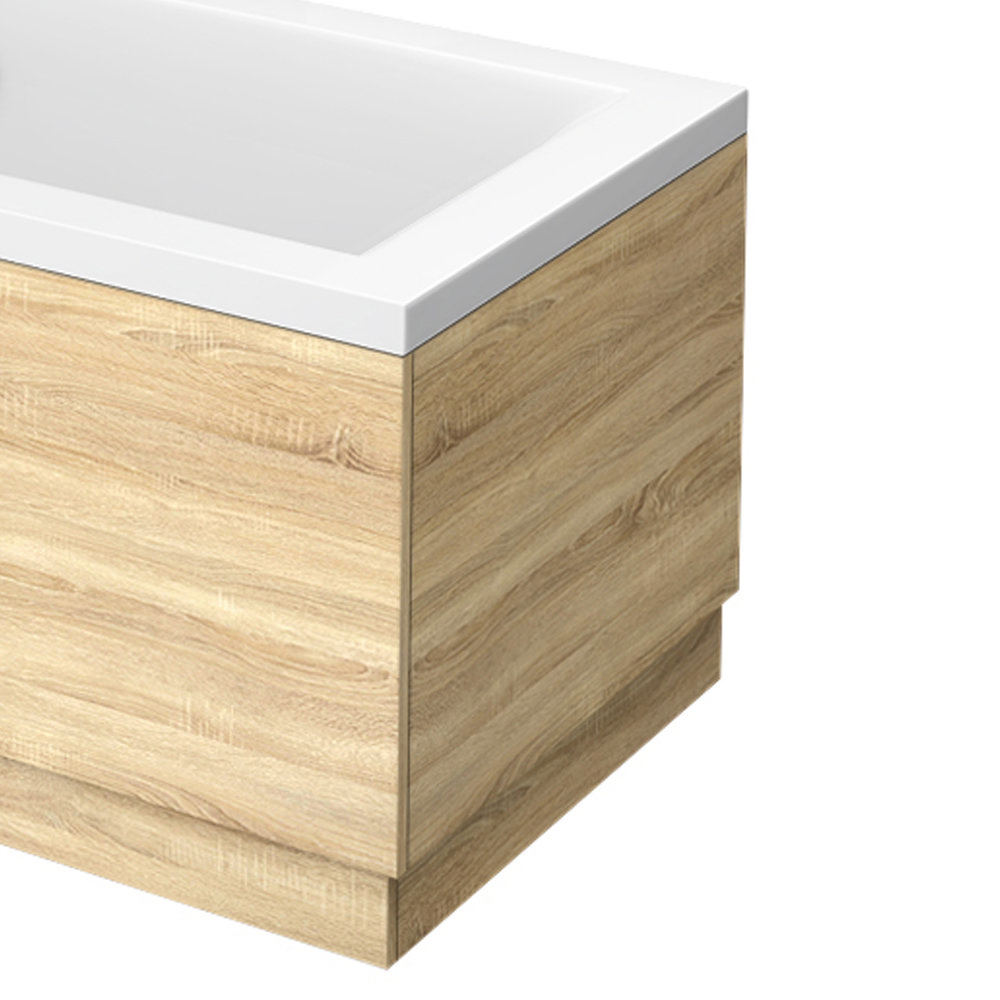 Brooklyn Natural Oak Wood Effect End Bath Panels Various Sizes