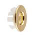 Arezzo Brushed Brass Basin Overflow Cover Insert Hole Trim profile small image view 3 
