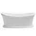 Heritage Orford 1700 x 740mm Double Ended Slipper Roll Top Bath profile small image view 2 