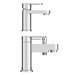 Bosa Modern Tap Package (Bath + Basin Tap) profile small image view 3 