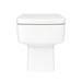 Brooklyn Squared Back to Wall Pan with Soft Close Seat profile small image view 4 