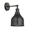 Industville Brooklyn 7" Cone Wall Light - Pewter - BR-CWL7-P-PH profile small image view 1 