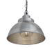 Industville Brooklyn 13" Light Pewter Dome Pendant - Light Pewter Chain Holder - BR-DP13-LP-LPCN profile small image view 2 