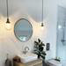 Industville Brooklyn Outdoor & Bathroom Globe Pendant Light - Brass - BR-IP65-P-BH-BR-GLG profile small image view 2 