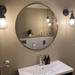 Industville Brooklyn Outdoor & Bathroom Globe Wall Light - Pewter - BR-IP65-WL-PH-PR-GLG profile small image view 5 