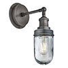 Industville Brooklyn Outdoor & Bathroom Wall Light - Pewter - BR-IP65-WL-PH-PR profile small image view 1 