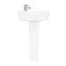 Brooklyn Modern Square Basin + Pedestal - 1 Tap Hole profile small image view 6 