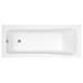Brooklyn White Gloss Small Bathroom Suite profile small image view 2 