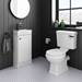 Bromley Traditional White Cloakroom Vanity Unit (inc. Ceramic Basin) profile small image view 7 