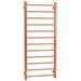 Brooklyn 1200 x 500mm Rose Gold Straight Heated Towel Rail profile small image view 2 