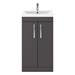 Brooklyn Gloss Grey Bathroom Suite profile small image view 3 